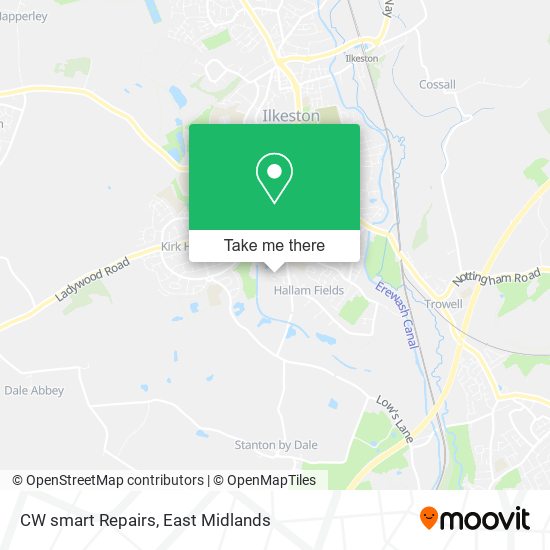 CW smart Repairs map