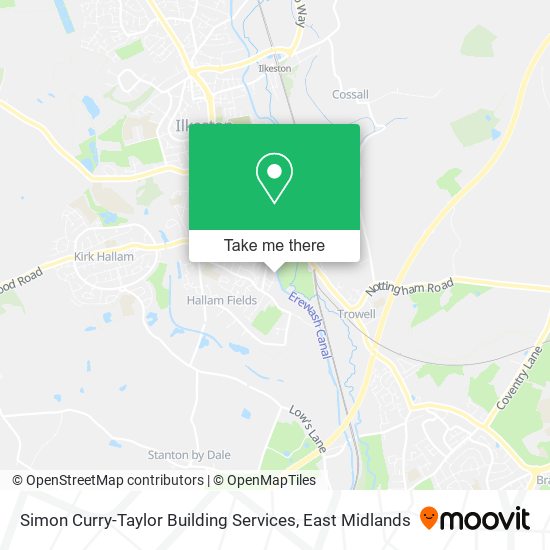 Simon Curry-Taylor Building Services map