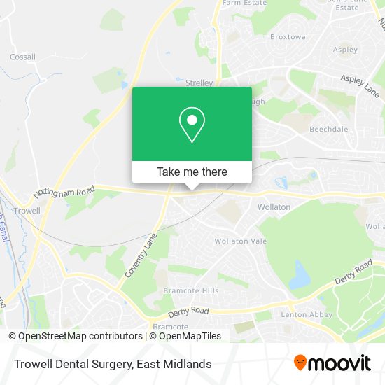 Trowell Dental Surgery map