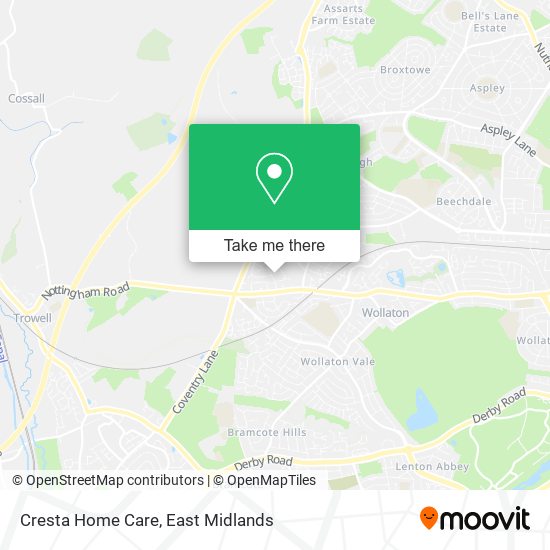 Cresta Home Care map