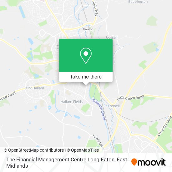 The Financial Management Centre Long Eaton map