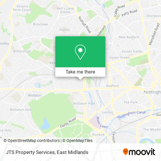 JTS Property Services map