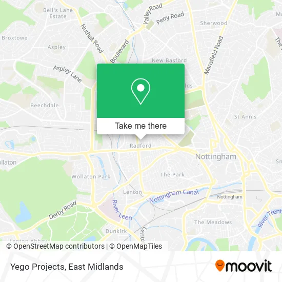 Yego Projects map