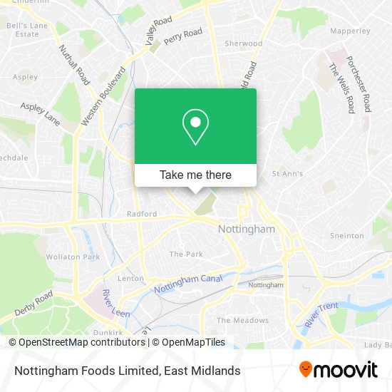 Nottingham Foods Limited map