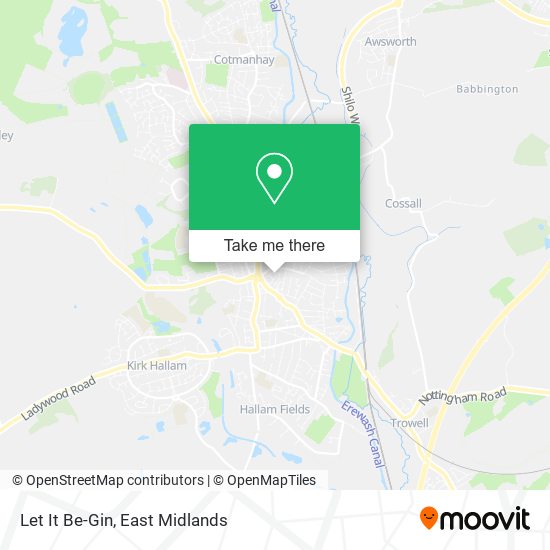 Let It Be-Gin map