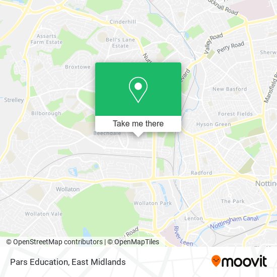 Pars Education map