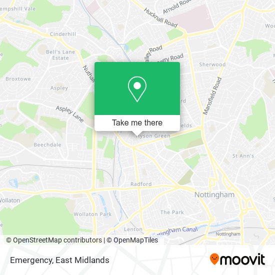 Emergency map