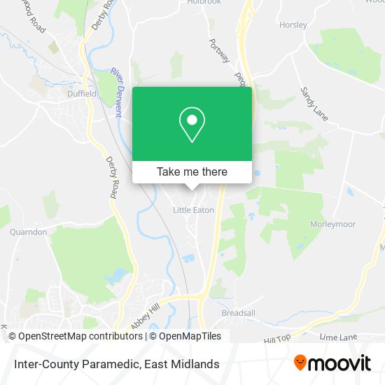 Inter-County Paramedic map