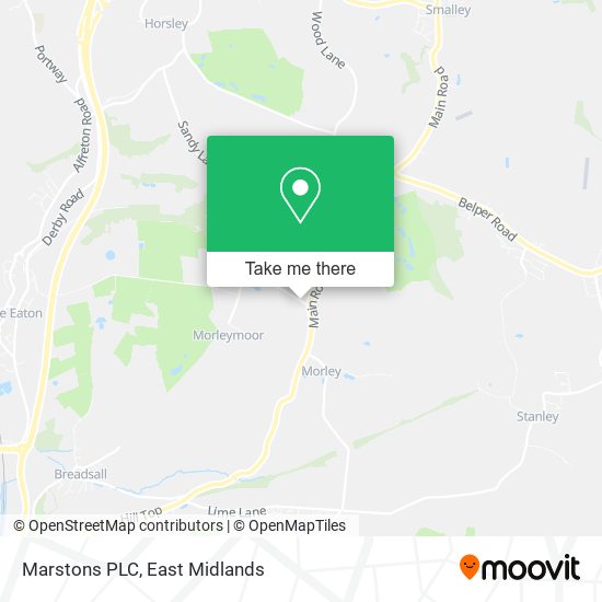 Marstons PLC map