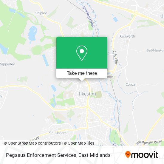 Pegasus Enforcement Services map