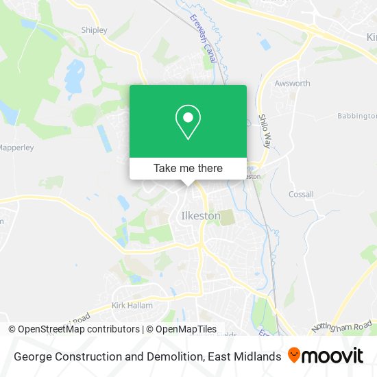 George Construction and Demolition map