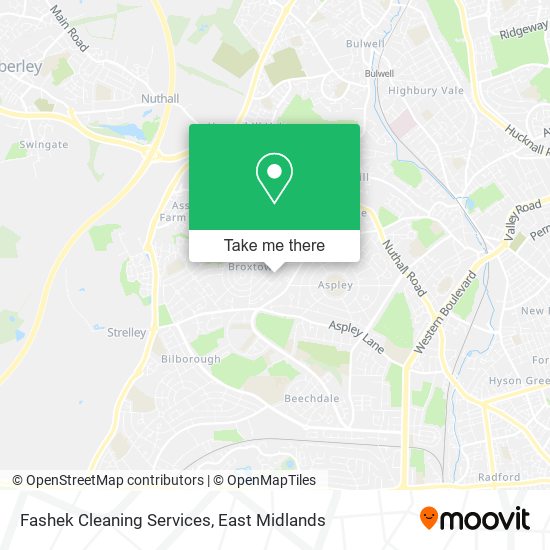 Fashek Cleaning Services map
