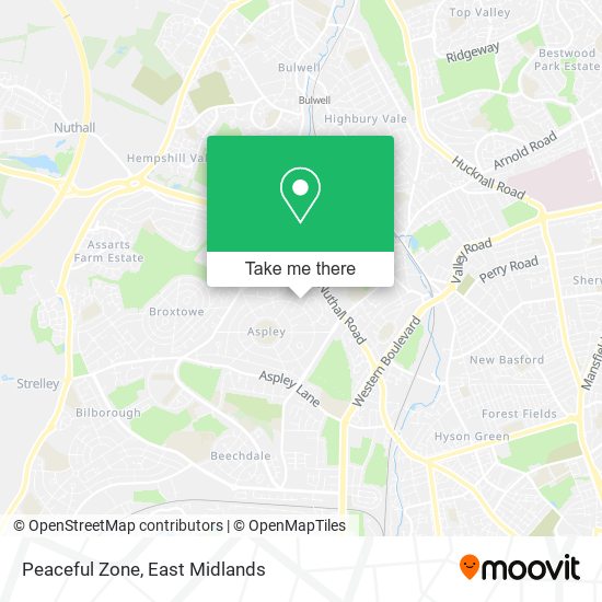 Peaceful Zone map