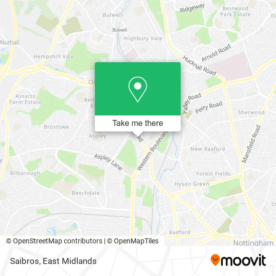 Saibros map
