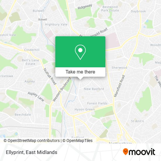 Ellyprint map