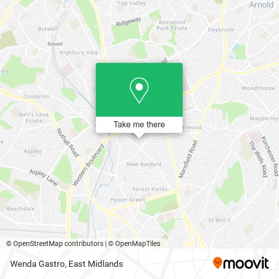 Wenda Gastro map