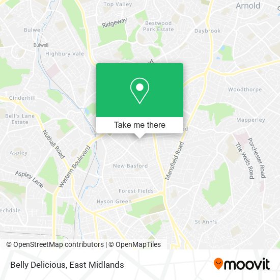 Belly Delicious map