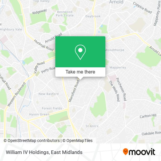 William IV Holdings map