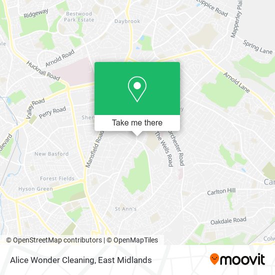 Alice Wonder Cleaning map