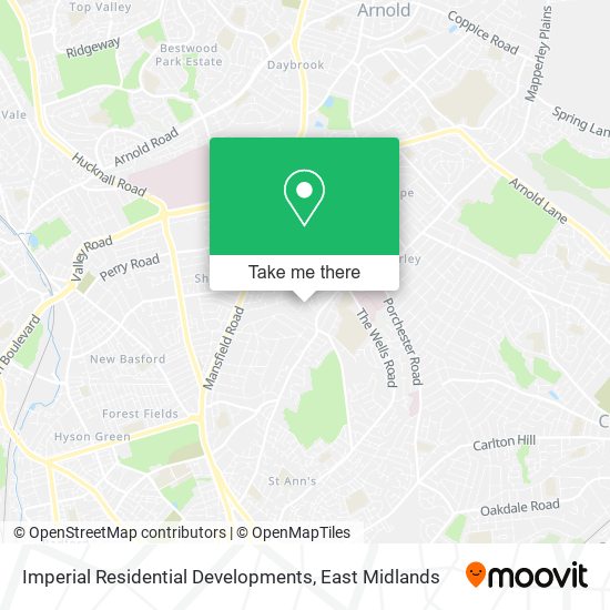 Imperial Residential Developments map