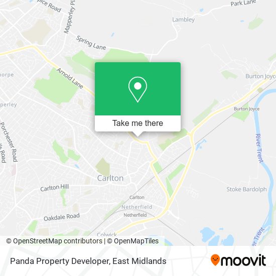 Panda Property Developer map