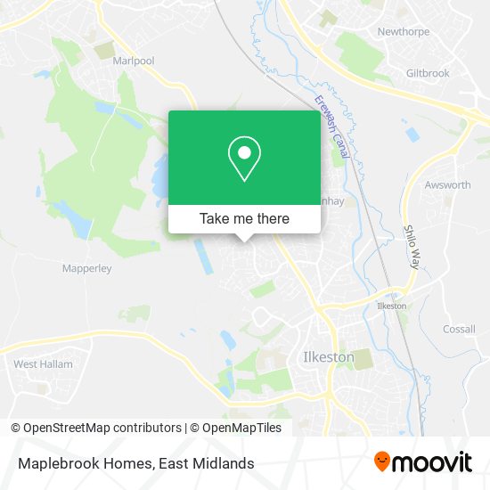 Maplebrook Homes map