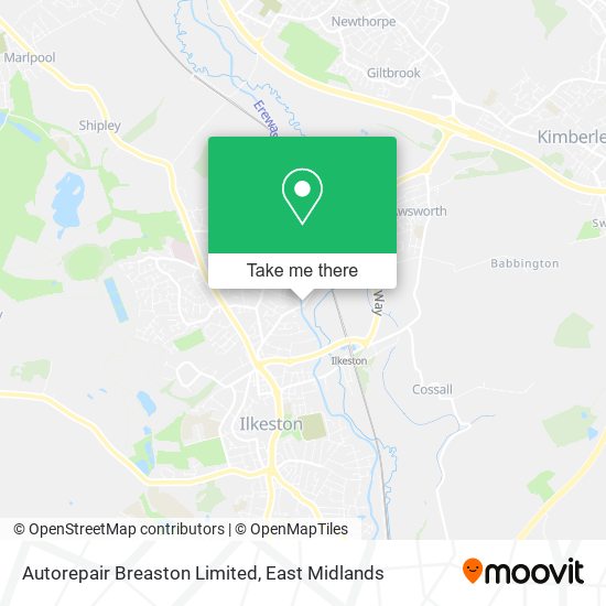 Autorepair Breaston Limited map