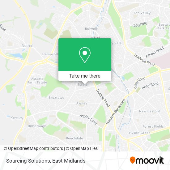 Sourcing Solutions map