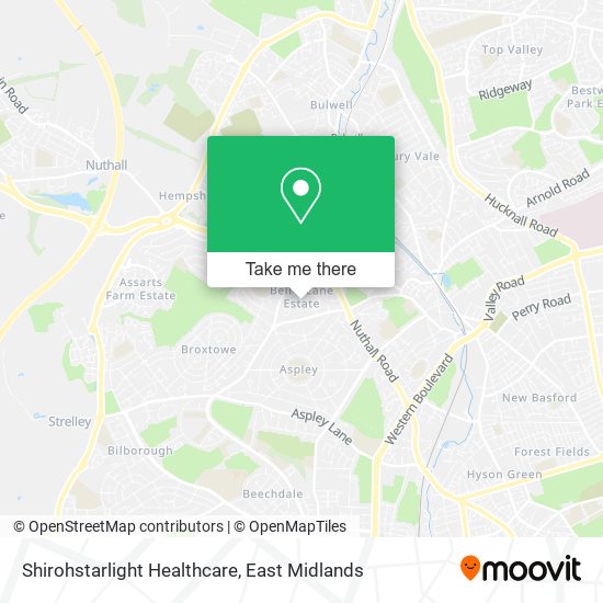 Shirohstarlight Healthcare map