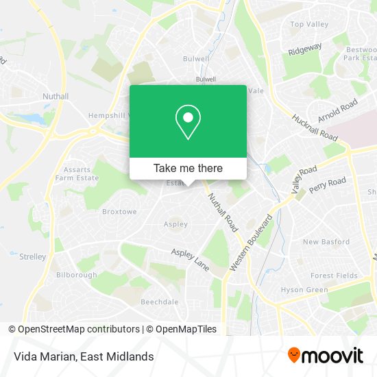 Vida Marian map