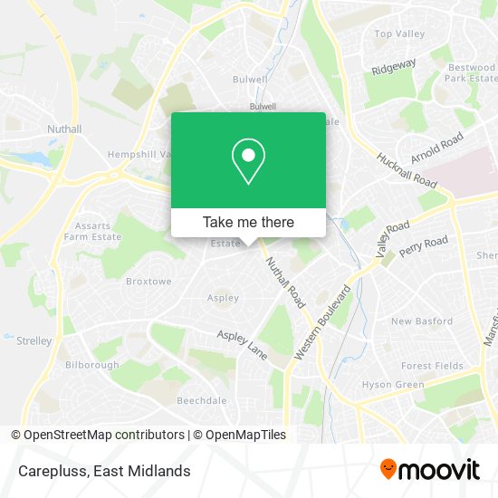 Carepluss map
