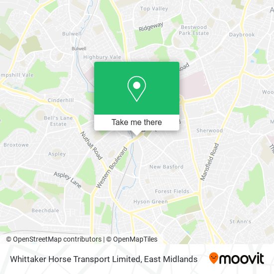 Whittaker Horse Transport Limited map
