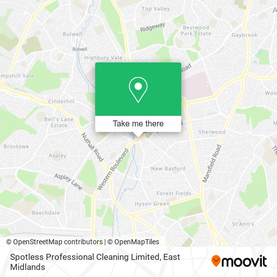 Spotless Professional Cleaning Limited map