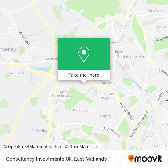 Consultancy Investments Uk map