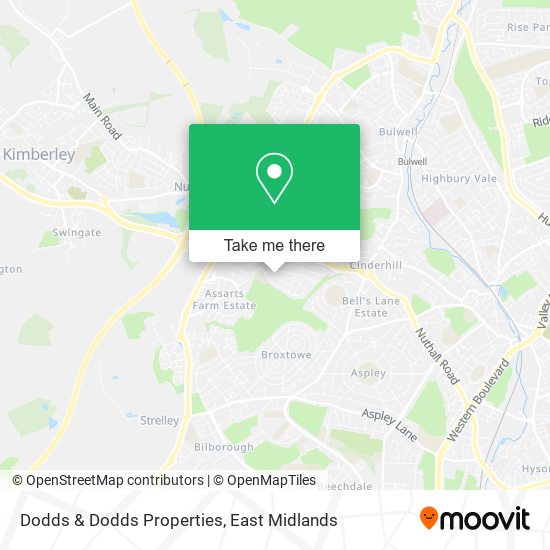 Dodds & Dodds Properties map