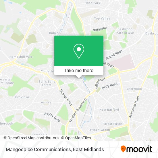 Mangospice Communications map