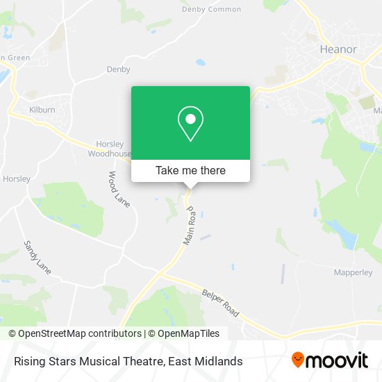 Rising Stars Musical Theatre map