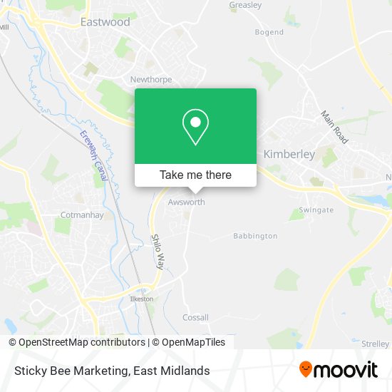 Sticky Bee Marketing map