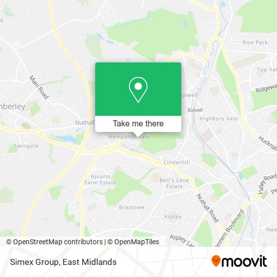 Simex Group map