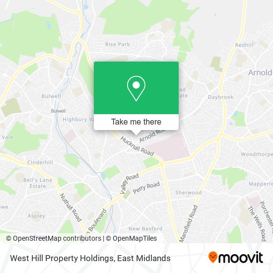 West Hill Property Holdings map