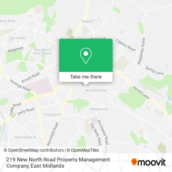 219 New North Road Property Management Company map