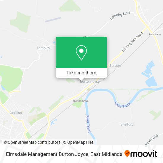 Elmsdale Management Burton Joyce map