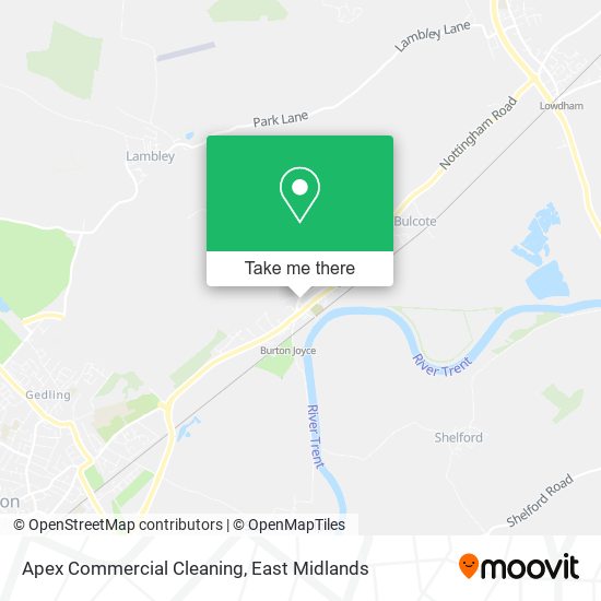 Apex Commercial Cleaning map