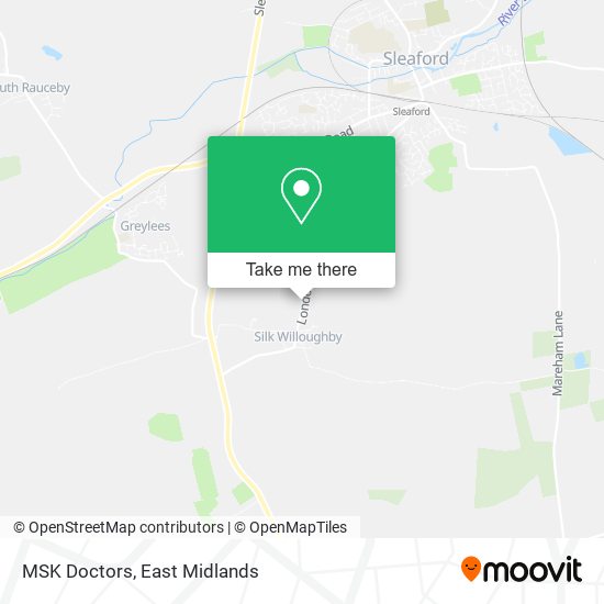 MSK Doctors map
