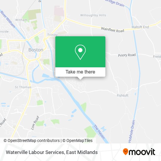 Waterville Labour Services map