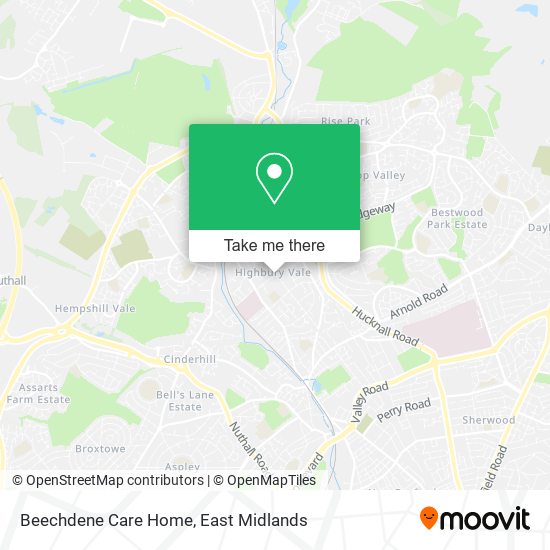 Beechdene Care Home map