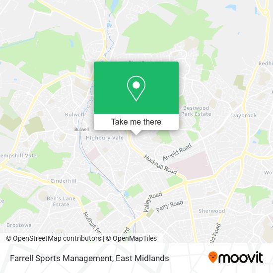 Farrell Sports Management map