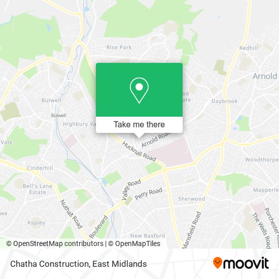 Chatha Construction map