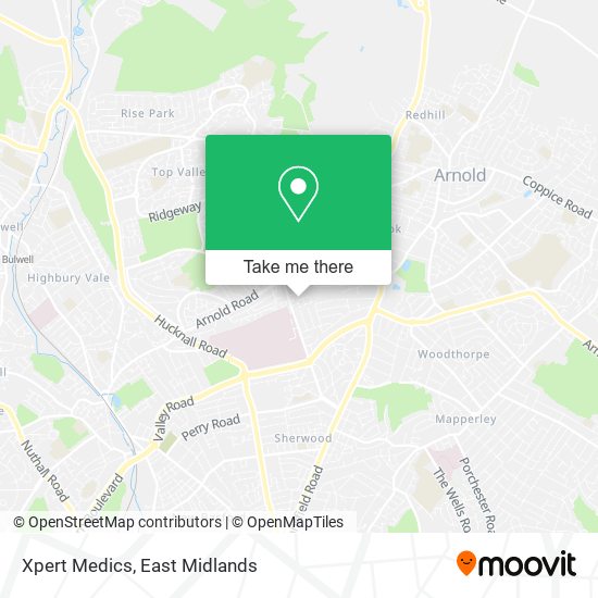 Xpert Medics map