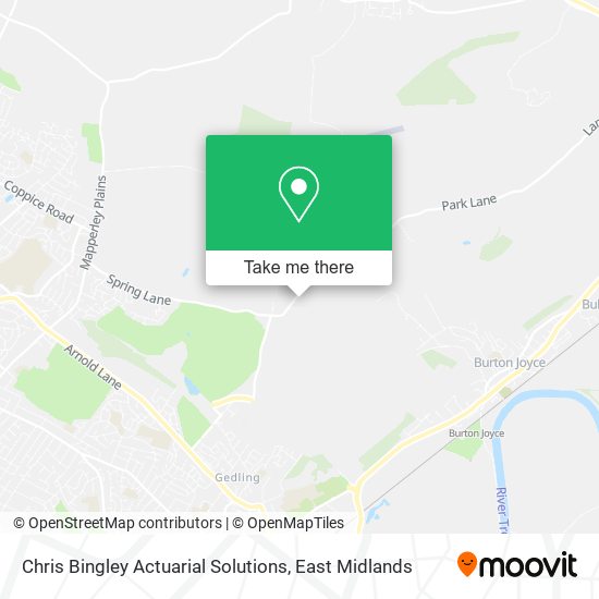 Chris Bingley Actuarial Solutions map